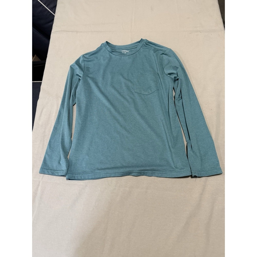 Tumi + Ryder Teal‎ Turquoise Kids Moisture Wicking Long Sleeve Shirt Size M 8-10